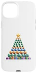 Coque pour iPhone 15 Plus Christmas Tree Haltère Poids Haltérophile Gymnase