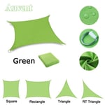 Voile D'ombrage Imperméable,Pare-Soleil De Jardin,Gazébo De Camping,Abri De Voiture Awo2,Piscine,Nuits Uv,Carré,Rectangle,Triangle - Type Green-Square 3.6x3.6m