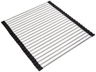 FRANKE 112.0075.642 | Rollmat en acier inoxydable pour évier | Couleur : Gris/noir