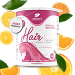 Nature's Finest by Nutrisslim Hair Vitamins Drink: Boost Hair Health with Biotin, Collagen, MSM Powder - Hair Care for Women Seeking Shiny, Strong, Thick Hair Growth - No Added Sugar, 1 Month Supply