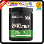 Optimum Nutrition Micronised Creatine Monohydrate Powder 100% 317g - 93 Serve UK