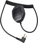 Micro Radio bidirectionnel à Distance,Microphone Haut-Parleur d'épaule Portable à 2 Broches avec Prise Casque 3,5 mm,Compatible avec DP1400 CP040 GP300 XT420 XT460(Q1793)