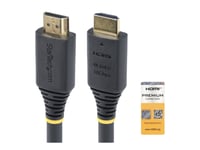 Startech.Com 3M (10Ft) Premium Certified High Speed Hdmi Cable, 4K60hz - Premium Hög Hastighet - Hdmi-Kabel Med Ethernet - Hdmi Hane Till Hdmi Hane - 3 M - Svart - 4K60hz Stöd, Passiv