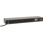 APC Bandeau de prises - AP7920B - Distribution d'alimentation (commutée, 1U, 12 A/208 V, 10 A/230 V, 8 Sorties C13; IEC C14)