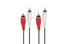 CABLE 2 RCA MALE / 5M NOiR