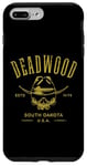 iPhone 7 Plus/8 Plus Deadwood South Dakota USA Skull Distressed Design Case