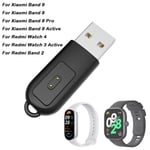 Power Charge Holder for Xiaomi Band 9/8/Pro/Redmi Watch 4/3 Active Smart Band 2