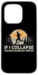 iPhone 15 Pro If I collapse Please Pause my Watch Running Marathon Runner Case