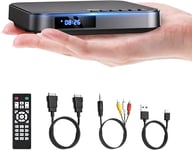 Mini DVD Player HDMI for TV 1080P Multi Region DVD Player with AV Output, USB/TF