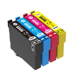 604XL Black Cyan Magenta Yellow Compatible Ink Cartridges for Epson XP-3200