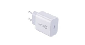 Chargeur rapide usb-c 20w adaptateur pd 3. 0 charge rapide pour prise iphone 12 eu blanche