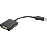 Câble adaptateur Value DisplayPort / dvi Fiche mâle DisplayPort, Prise femelle dvi-d 24+1 pôles 0.15 m noir 12.99.3133