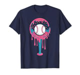 Baseball Home Plate Drip Ice Cream Sprinkles, Baseball Bat T-Shirt