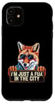 Coque pour iPhone 11 I'm Just a Fox in the City Design Cool Urban Design