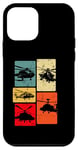 Coque pour iPhone 12 mini Hélicoptère de combat militaire