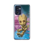 ERT GROUP Coque de téléphone Portable pour Oppo RENO 7 5G Original et sous Licence Officielle Marvel Motif Groot 001 Parfaitement adapté à la Forme du téléphone Portable, Coque en TPU