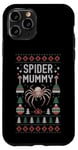 Coque pour iPhone 11 Pro Spider Mummy Ugly Christmas Sweater Motif de vacances drôle