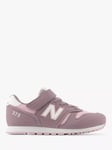 New Balance Kids' 373 Bungee Lace with Top Strap Trainers, Pink