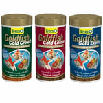 Tetra Goldfish Gold Colour Growth Exotic Fish Food Tank Aquarium Pellet Granules