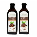 2x Mamado Cocoa Butter Oil ,Body Moisturizing Oil 150ml 