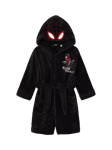 NAME IT Kids' Spiderman Dressing Gown, Black