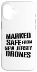 Coque pour iPhone 16 Plus Marqué sûr des drones du New Jersey