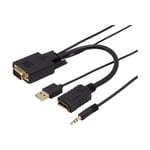 GENERIQUE CONVERTISSEUR VGA+AUDIO VERS DISPLAYPORT