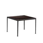 Knoll - 1966 Dining Table, Kvadratisk, 71 x 71 cm, Svart (Onyx) - Utendørs spisebord - Richard Schultz - Svart - Metall