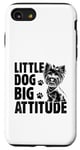 Coque pour iPhone SE (2020) / 7 / 8 Little Dog Big Attitude Yorkshire Terrier Yorkshire Yorkie Dog