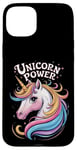 iPhone 15 Plus Cute Girl's Magical Unicorn Power Case