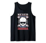 Mens Serbian Skull | Never Underestimate A Man From Serbia Tank Top