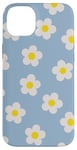 iPhone 14 Plus Light Blue Baby Blue Daisy Flower Aesthetic Daisies Floral Case