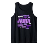 Purple Max Aura Purple Color Graphic Tank Top