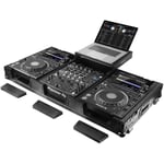 Odyssey FZGS12CDJWXD2BL flight case pour table de mixage DJ 12 pouces et lecteurs multimédia