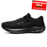 Mizuno Wave Revolt 3 Mens Running Shoes Gym Fitness Workout Trainers Black