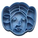 Cuticuter Star Wars Leia Moule de Biscuit, Bleu, 8 x 7 x 1.5 cm