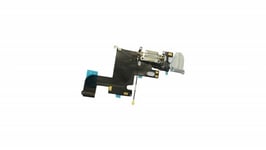 Docking port with Headphone Jack and Flex cable for iPhone 6 white