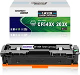 CF540X Cartouche de Toner Compatible pour HP 203X CF540X 203A CF540A pour Color Laserjet Pro M281fdw M254dw M280nw M281fdn M281cdw M254nw M254dn M281 M254.[G271]