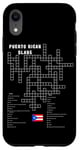 iPhone XR Puerto Rican Slang Crossword Puzzle Fun Case