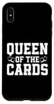 Coque pour iPhone XS Max Queen of the Cards Carte à collectionner