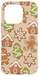 iPhone 15 Pro Christmas Gingerbread Men - Gingerbread House Pattern Case