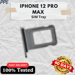 For Apple iPhone 12 Pro Max Replacement Sim Tray Holder Graphite Premium Quality