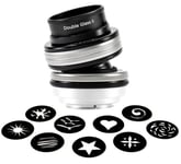 LensBaby - Composer Pro II with Double Glass II for Canon RF - Improved Version - Compatible with all current and older Optic Swap lenses - Manual adjustable aperture