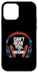 Coque pour iPhone 12 mini Casque DJ ingénieur du son studio de mixage amateur de musique