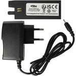 Vhbw - Kit de charge 2 pcs compatible avec Gibson Min-ETune, G-Force System accordeur de guitare électrique - Batterie, chargeur