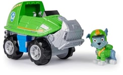 Paw Patrol Jungle Pups, Rocky Snapping Turtle Vehicle, Toy Truck with Collectible Action Figure, Kids’ Toys for Boys & Girls Aged 3 and Up