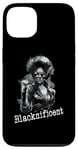 Coque pour iPhone 13 Blacknificent Black Pride African Roots Hommage Art