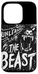 Coque pour iPhone 14 Pro Déclaration cool Unleash the Beast pour garçons et filles