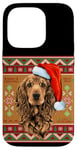 Coque pour iPhone 14 Pro Enjoy Christmas New Year Present T-shirt, Xmas Santa Dog Fun