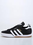 adidas Originals Mens Samba Super Suede Trainers - Black/White, Black/White, Size 9, Men